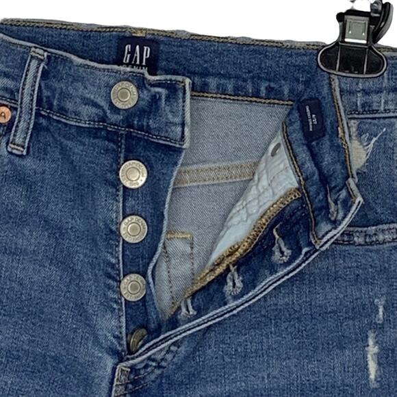 Gap Denim Cheeky Straight Button-Fly Belt Loops 5 Working Pockets Size 4/27 - Picture 9 of 13